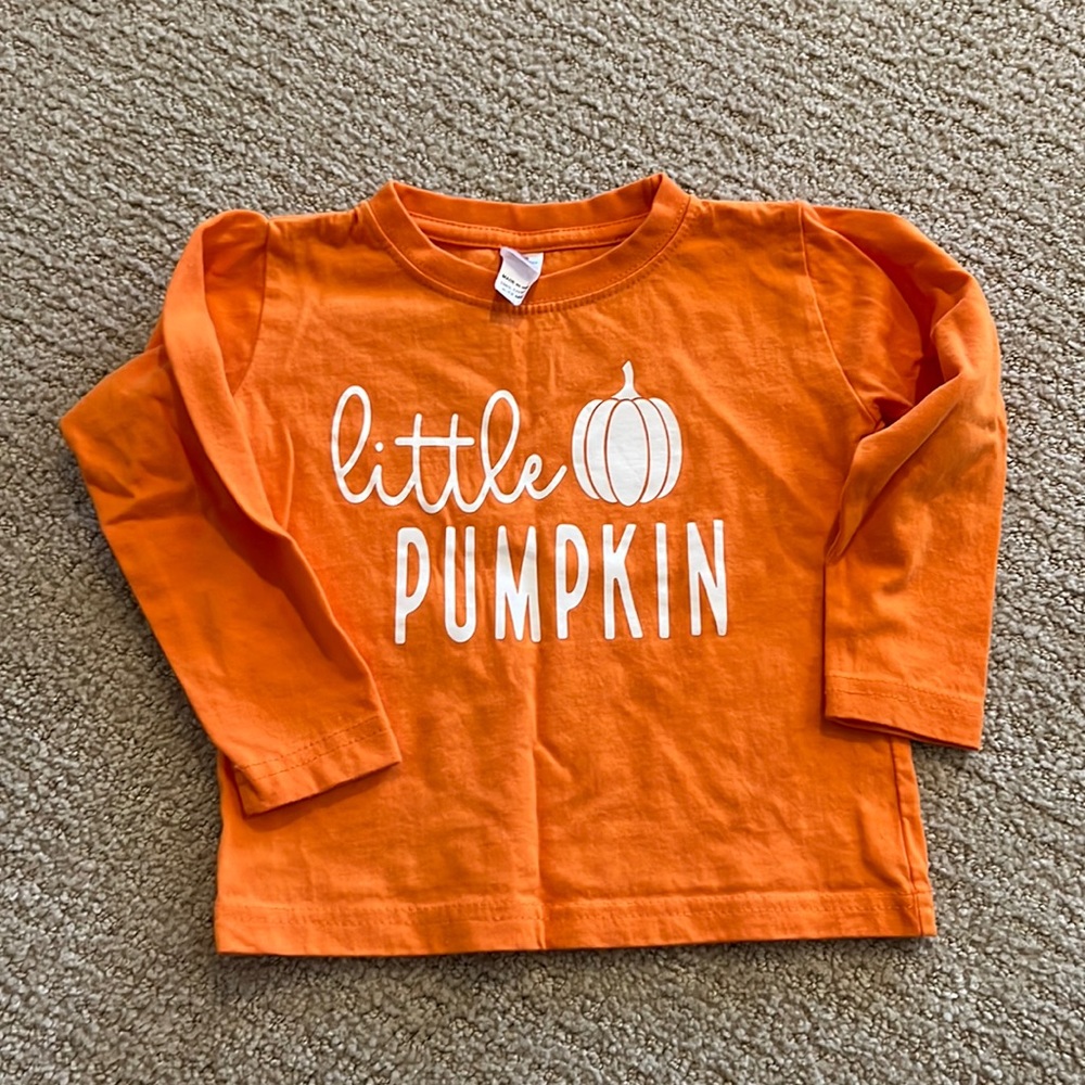 Little Pumpkin Long Sleeve T- Etsy Shop